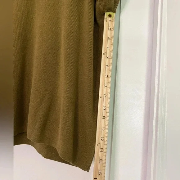 American Eagle Men’s 90s 1/4 zip olive navy size XL grunge - Picture 5 of 7